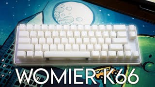 Womier K66 Build  Mods  Everglide Aqua Water King Switches [upl. by Nosde]