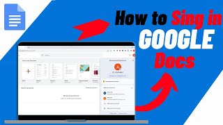 How To Signin Google Docs  Quick amp Easy [upl. by Mario502]