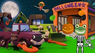 Geckos Garage Halloween Party  Spooky Truck Wash Special [upl. by Enirok143]