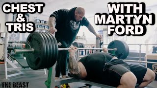 ROAD TO 700LBS Ep 6  Chest with MARTYN FORD [upl. by Assiral]