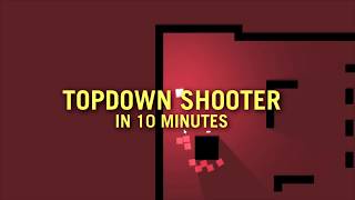 Make a 2D TOPDOWN SHOOTER in just 10 MINUTES Godot Game Engine [upl. by Niram529]