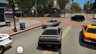 Niko trys FWD drifting a Blista Compact in GTA4 [upl. by Airym]