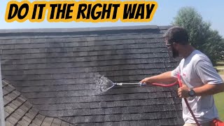 How to Clean A Roof Start to Finish [upl. by Gideon]