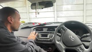 Hyundai i20 radio removal [upl. by Eityak]