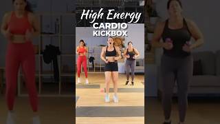 ⚡High Energy Cardio Kickbox  Fat Burn Workout [upl. by Ratna]