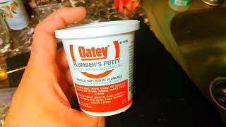 how to use plumbers putty [upl. by Efeek]