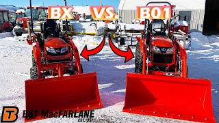 WHEN Should You Size Up Your Tractor  Kubota BX vs B01 [upl. by Almond]