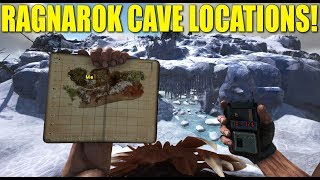 RAGNAROK CAVE LOCATIONS How Not To Be A Noob  ArkSurvival Evolved [upl. by Anayad694]