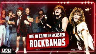 Die 10 erfolgreichsten Rockbands [upl. by Naed]