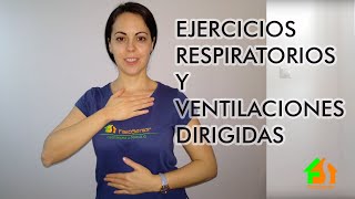 Ejercicios respiratorios y ventilaciones dirigidas [upl. by Aliekat]