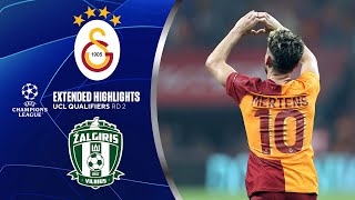 Galatasaray vs Žalgiris Extended Highlights  UCL Qualifiers  Round 2  CBS Sports Golazo [upl. by Venable]