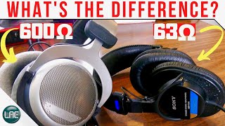 Low vs High Impedance Headphones Compared [upl. by Snilloc]