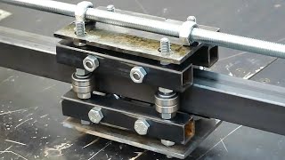 Making Linear Cutting Track Machine [upl. by Nomor]