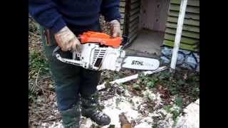 stihl 051 chainsaw [upl. by Winebaum219]