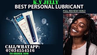 Best Personal Lubricant K Y Jelly Personal Lubricant Full Review Video [upl. by Geirk]