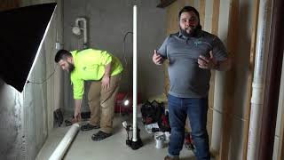 Radon Mitigation System Installation [upl. by Nahk]