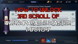 MIR4 HOW TO UNLOCK 3RD SCROLL OF INCOMPARABLE MASTER MYSTERY TAGALOG [upl. by Kelda]