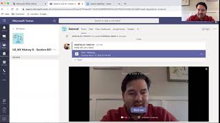 How to Host an Online Class Meeting with Microsoft Teams [upl. by Poul]