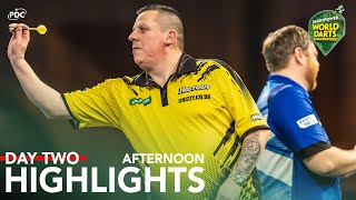 WINS ON DEBUT  Day Two Afternoon Highlights  202324 Paddy Power World Darts Championship [upl. by Acessej]