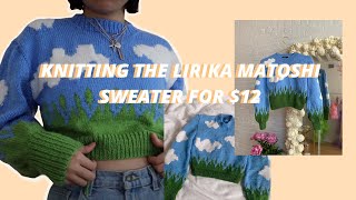 knitting the 270 lirika matoshi cloud sweater for 12 [upl. by Oilla]