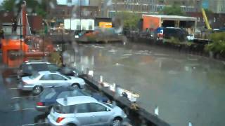 9162010 Storm floods Gowanus Canal with Raw Sewage [upl. by Hough281]