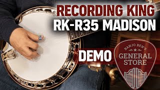 Recording King RKR35 Madison Demo Video Banjo Bens General Store [upl. by Grand780]