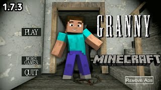 Granny v18 Minecraft Mod Car Escape Full Gameplay [upl. by Teodora]