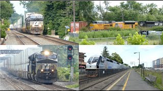 Bound Brook NJ Trainspotting  Part 2 Norfolk Southern amp NJ Transit [upl. by Tichon434]