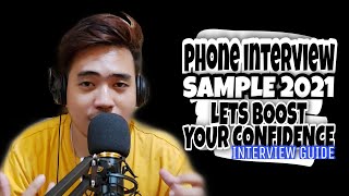 PHONE INTERVIEW SAMPLE VIDEO  QUESTIONS WITH ANSWERS  FOR BEGINNERS [upl. by Linehan]