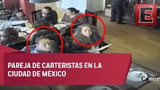 Así operan carteristas en la Ciudad de México [upl. by Eednil]