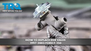 How to Replace EGR Valve 19972003 Ford F150 [upl. by Enomrej973]