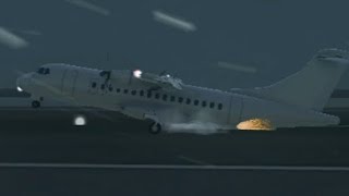 Northeast Air Lines Flight 181  Crash Animation [upl. by Anora749]