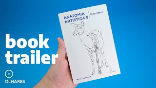 Booktrailer  Anatomia Artística 9 mamíferos  de Michel Lauricella [upl. by Suoicul]