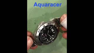 how to change watch battery in Tag Aquaracer [upl. by Fates52]