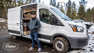 VAN TOUR  Professionally Converted Ford Transit 250 Ready for Adventure [upl. by Keriann]