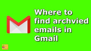 How to find archived emails in Gmail in iPhone  How to access archived emails in Gmail [upl. by Meensat]