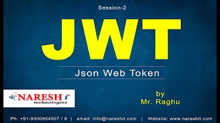 JWT Json Web Token Session2  by Mr Raghu [upl. by Sadinoel]