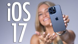 iPhone 15  iOS 17 Whats new on your phone [upl. by Nerreg]