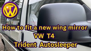 VW Transporter Wing Mirror Replacement [upl. by Corty]