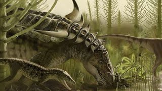 Desmatosuchus A Heavily Armored Prehistoric Reptile With Massive Shoulders Spikes [upl. by Anilejna]