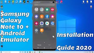 How to Install Samsung Galaxy S10 Android Emulator 2022 Guide [upl. by Keele]