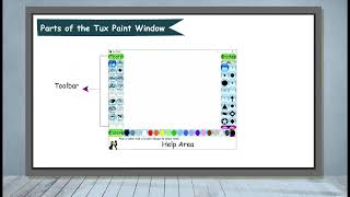 Parts of the Tux Paint window [upl. by Noam]