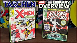 TASCHEN Marvel Comics Library XMen Vol․ 1 amp Marvel Comics Library Silver Surfer Vol․ 1 Overview [upl. by Kinsler86]