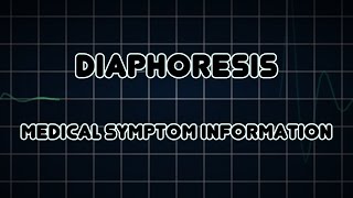 Diaphoresis Medical Symptom [upl. by Trilly]