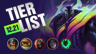 PATCH 1221 TIER LIST for LOW ELO Final Patch of Season 12 [upl. by Vachil]