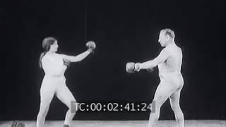 Savate Vintage Instructional Video La Boxe Francaise French boxing  Charles Charlemont [upl. by Eugirne]