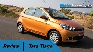 2016 Tata Tiago Review  MotorBeam [upl. by Jowett]