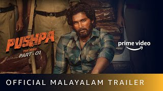 Pushpa The Rise  Part 1  Official Malayalam Trailer  Allu Arjun  Rashmika  Fahadh Faasil [upl. by Ynattir132]