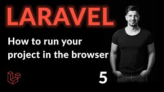 How To Run A Laravel Project In The Browser  Learn Laravel From Scratch  Laravel For Beginners [upl. by Fabri]