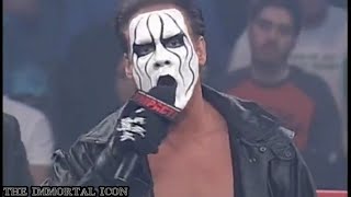 Sting debut on TNA Impact [upl. by Llebpmac]